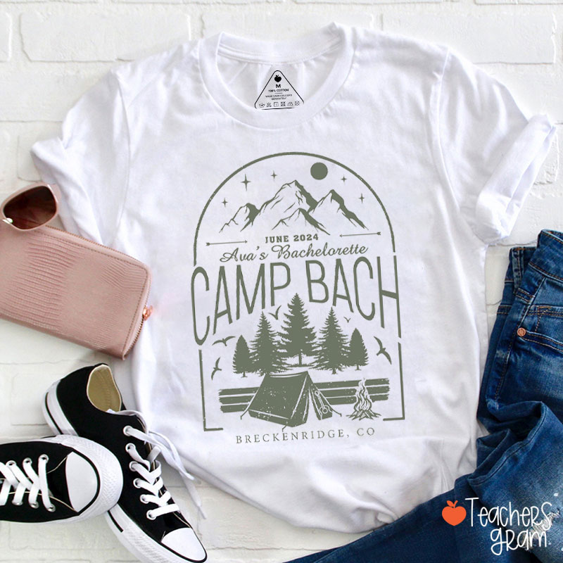 Personalized Camp Bach Teacher T-Shirt
