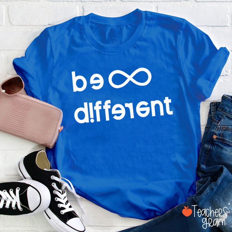 Be Different Autism Awareness Teacher T-Shirt
