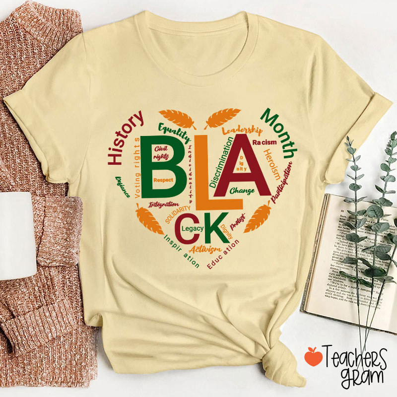 Love Black History Month Teacher T-Shirt