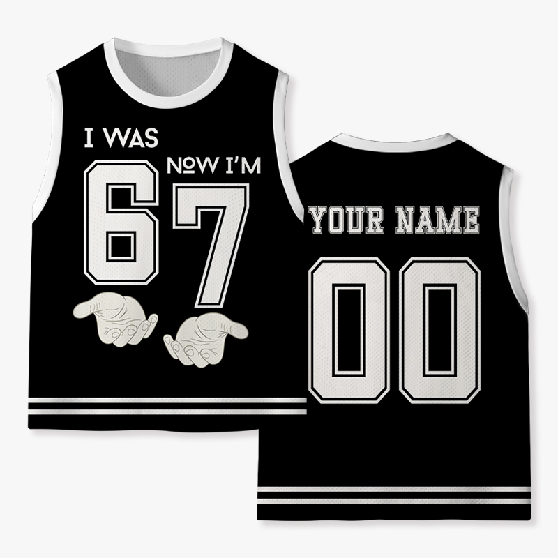 Seventh Birthday I Was Six Now I'm Seven Kids Mesh Jersey Tank Top