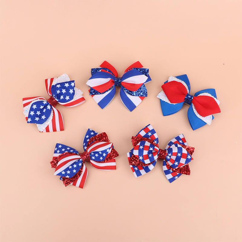 Independence Day Hair Clips