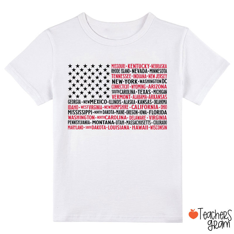 Vintage American Flag 4th Of July Class T-Shirt