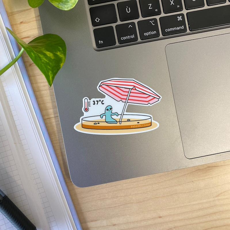 Petri Dish Vinyl Teacher Stickers