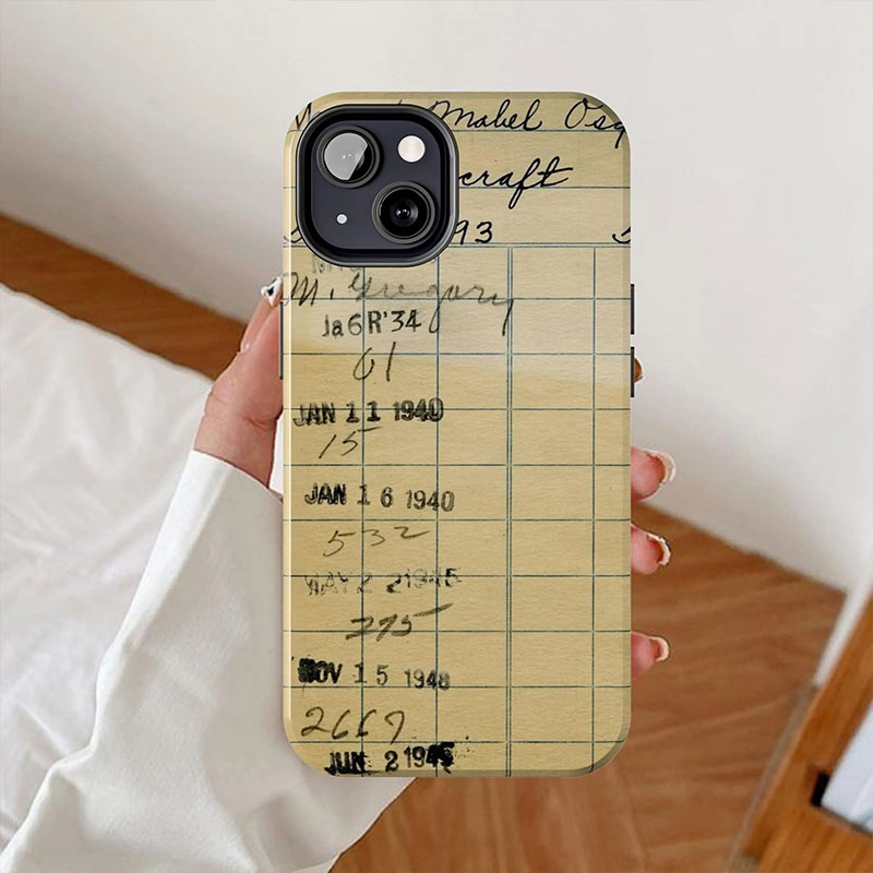 Library Card Teacher Phone Case