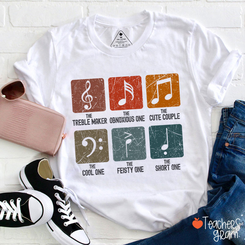 The Treble Maker The Obnoxious One Funny Music Teacher T-Shirt