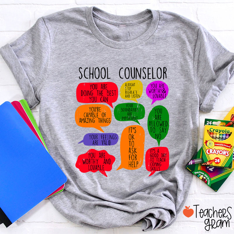 School Counselor Teacher T-Shirt