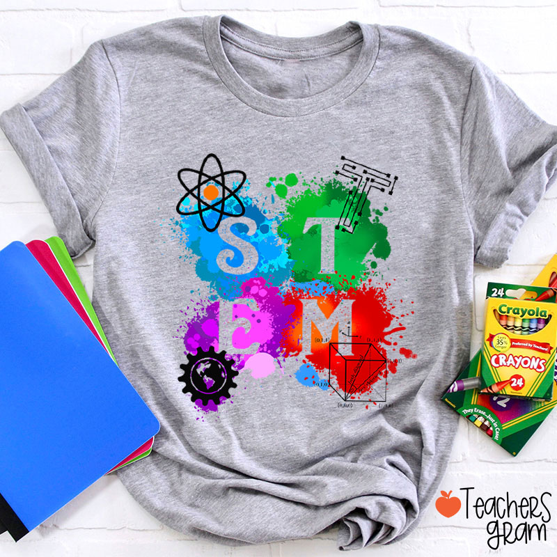 STEM Science Technology Engineering And Mathematics Teacher T-Shirt