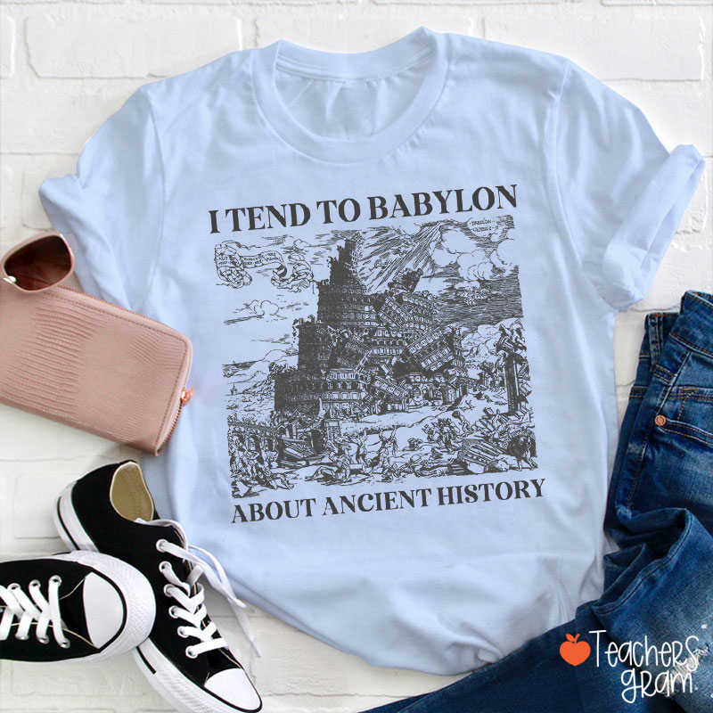 I Tend To Babylon About Ancient History Teacher T-Shirt