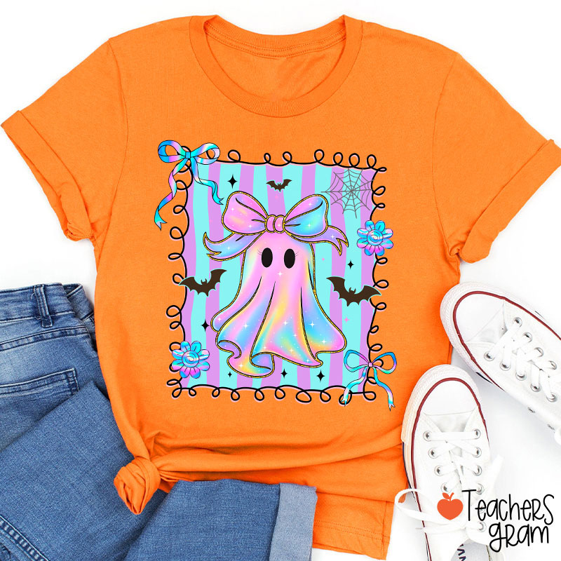 Neon Ghost Teacher T-Shirt