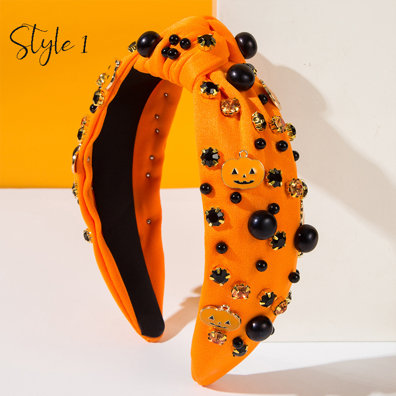 Christmas Knotted Jeweled Headband Sale-Teachersgram