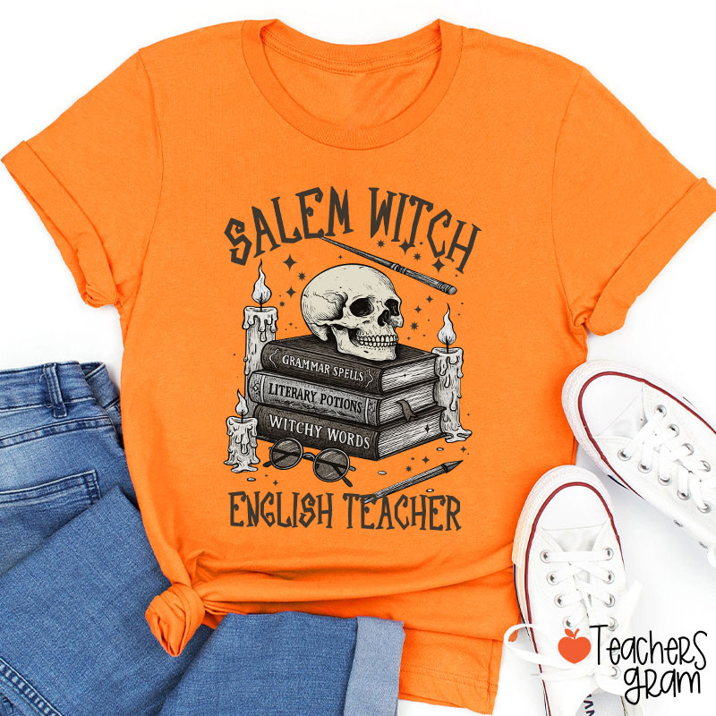 Salem Witch English Teacher Teacher T-Shirt