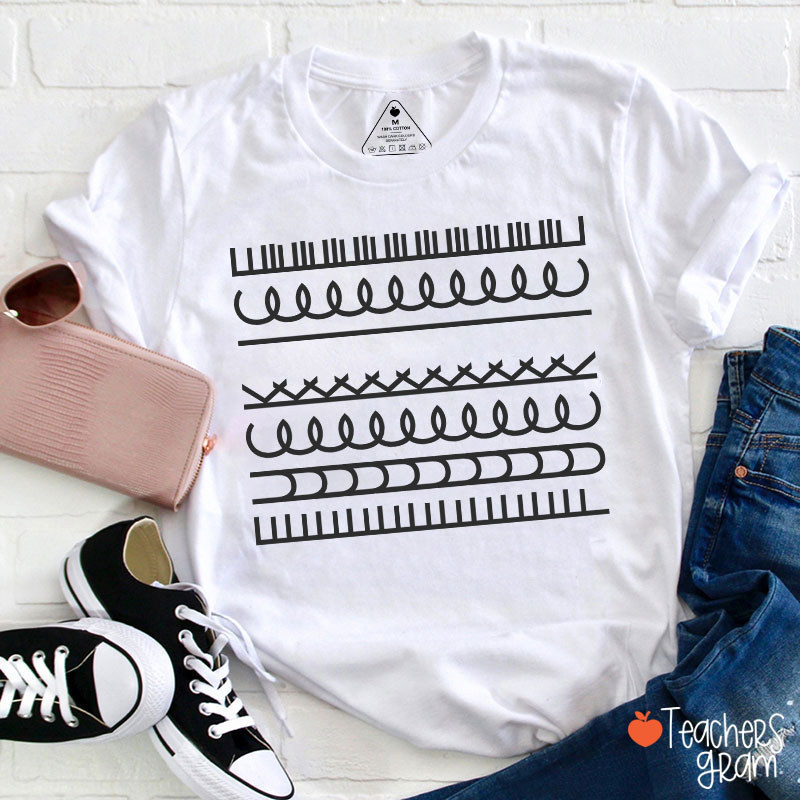Mature Resistance Hidden Message Teacher T-Shirt