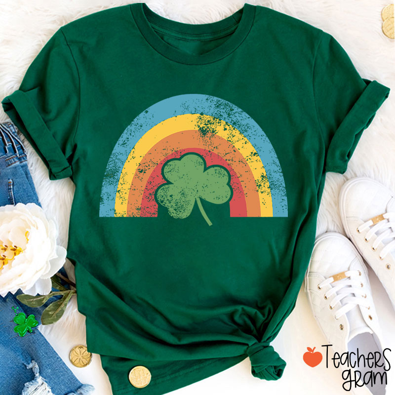 Lucky St Patricks Day Teacher T-Shirt