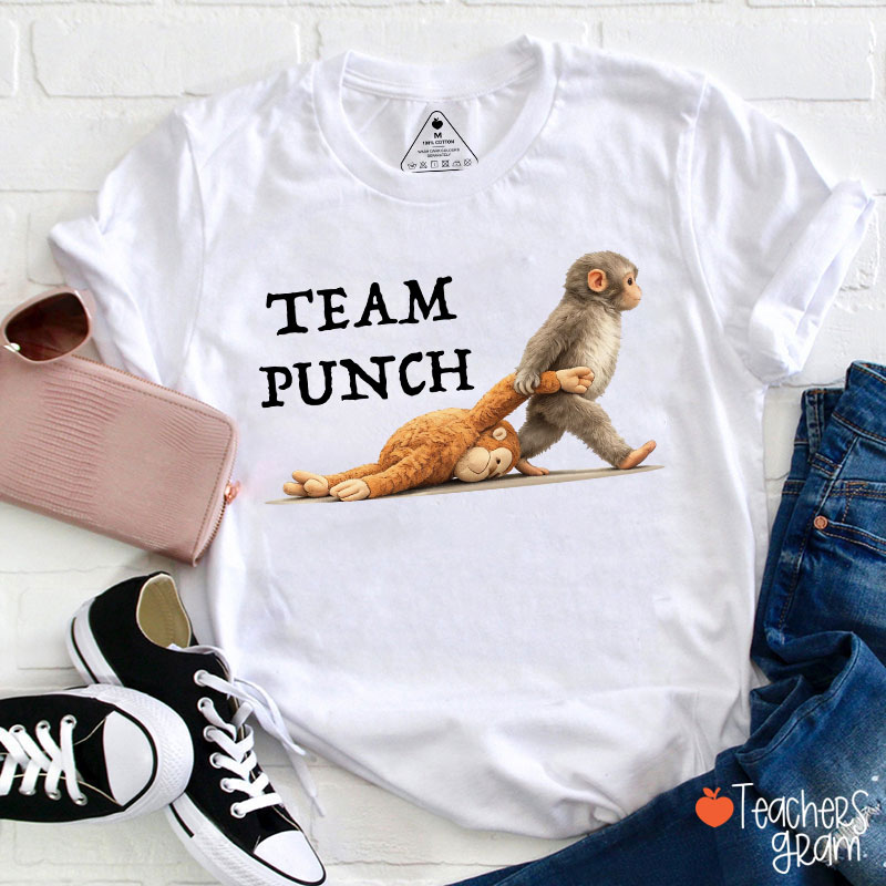 Team Punch Comfort Colors Teacher T-Shirt