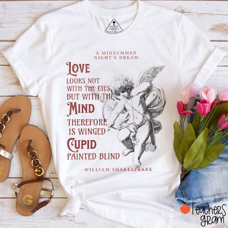 Shakespeare Poet Valentines Teacher T-Shirt