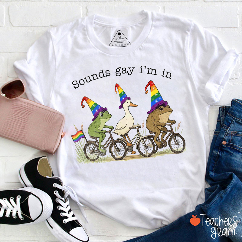 Sounds Gay I'm In Teacher T-Shirt