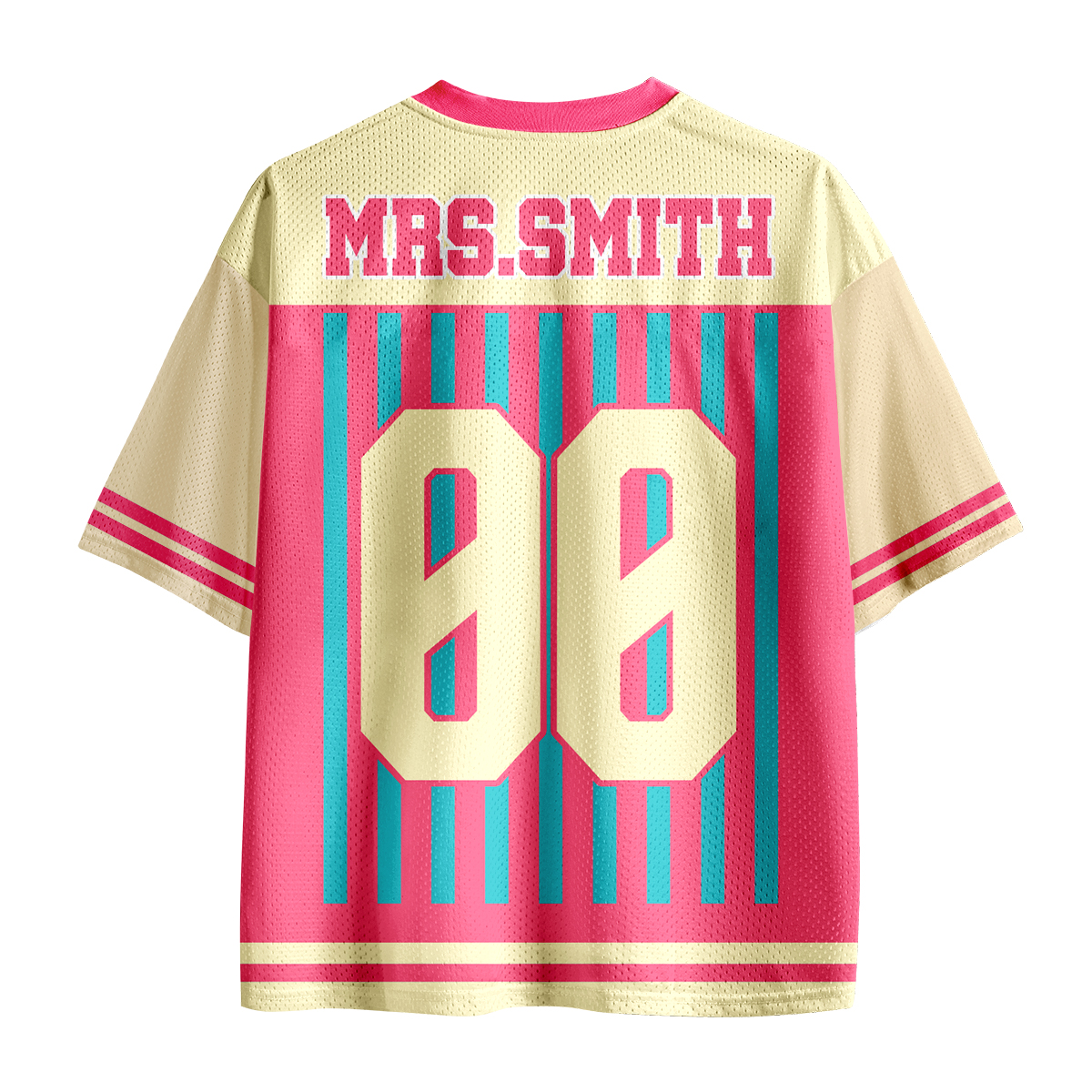 Personalized Animal Pun Striped Teacher Baseball Jersey