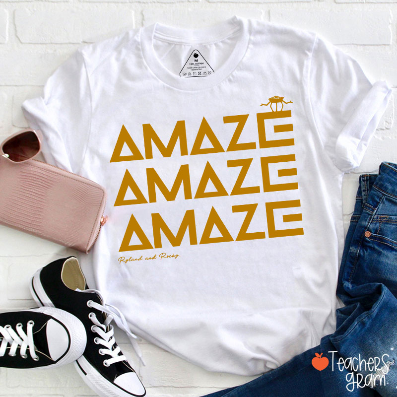 Amaze Funny Space Quote Teacher T-Shirt