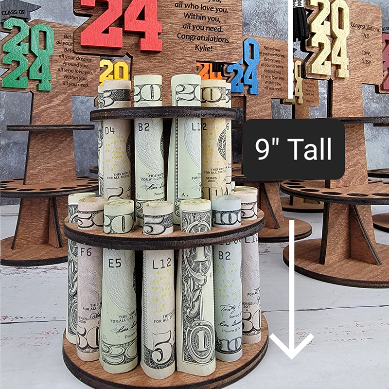 Personalized Graduation Tiered Money Holder