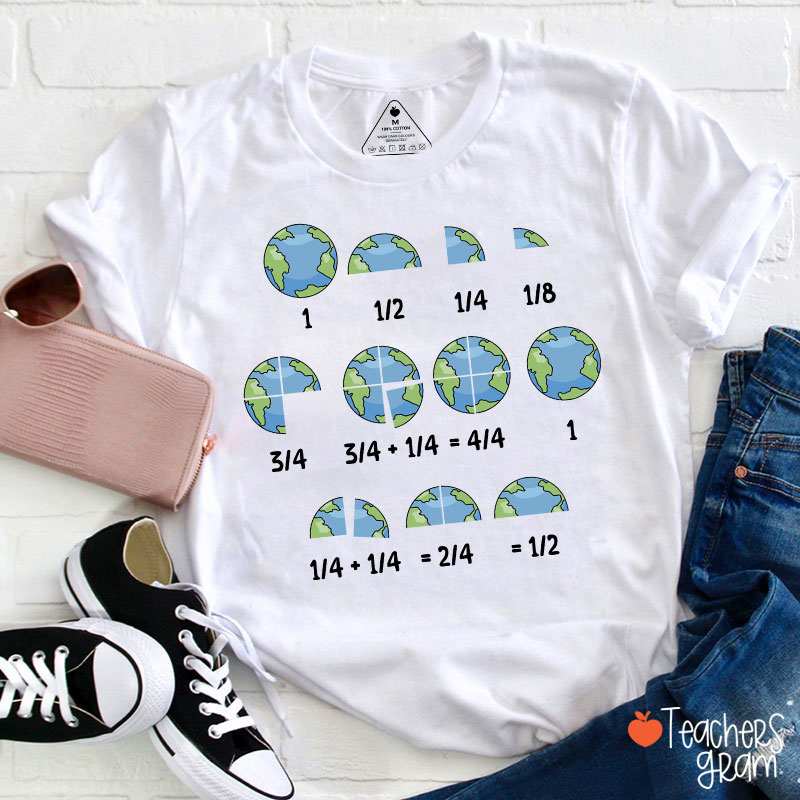 Earth Day Math Teacher T-Shirt