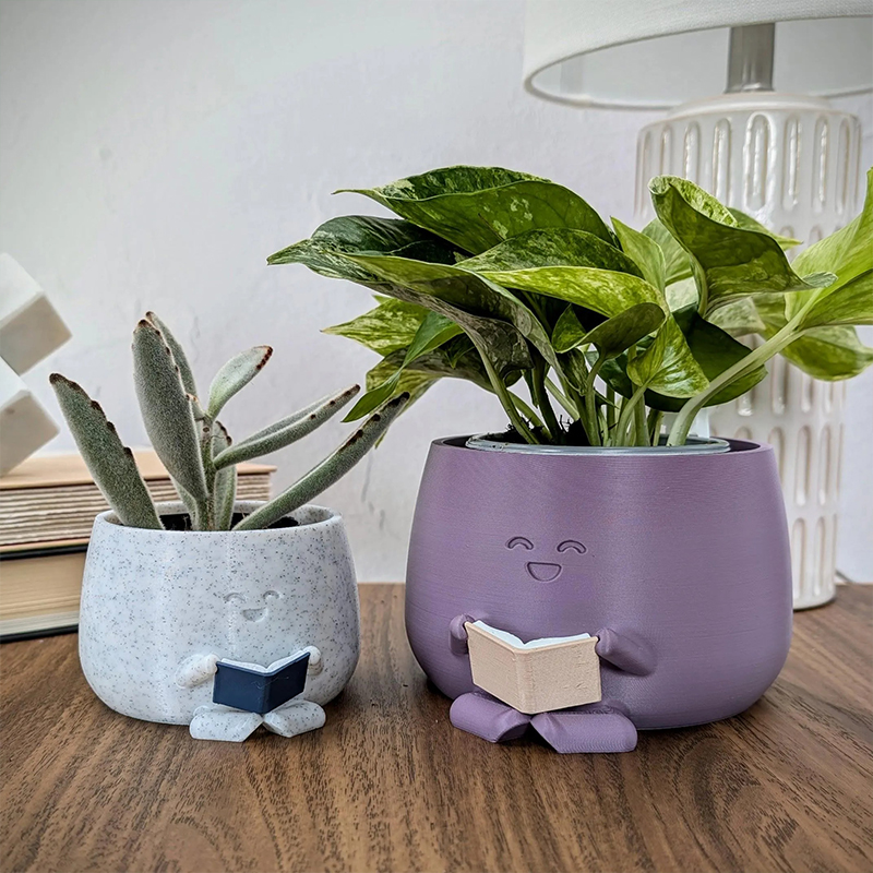 Unique Reading Plant Pot