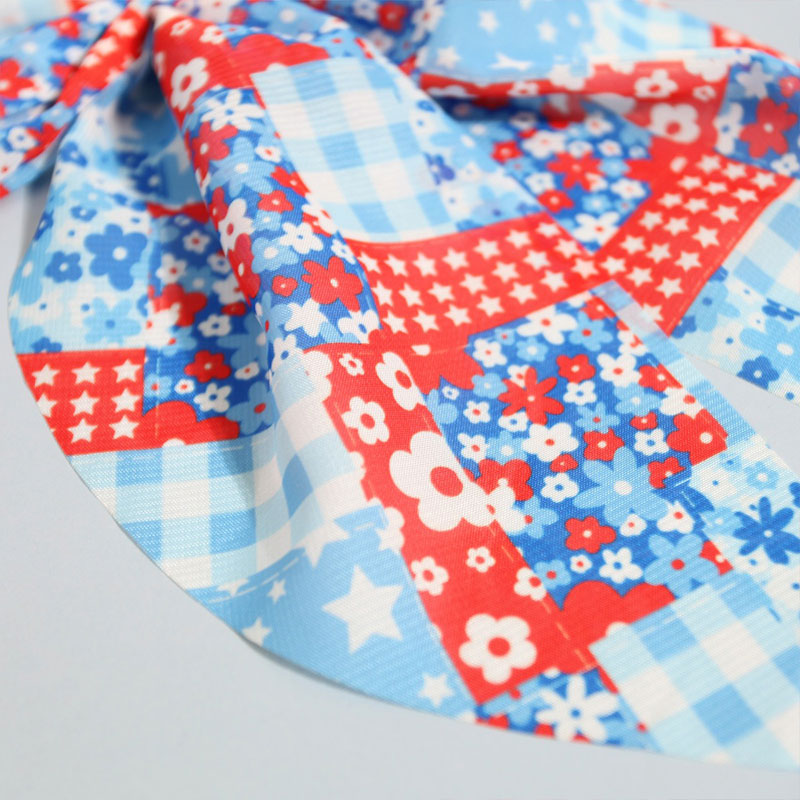 American Flag Teacher Hair Bow Clips