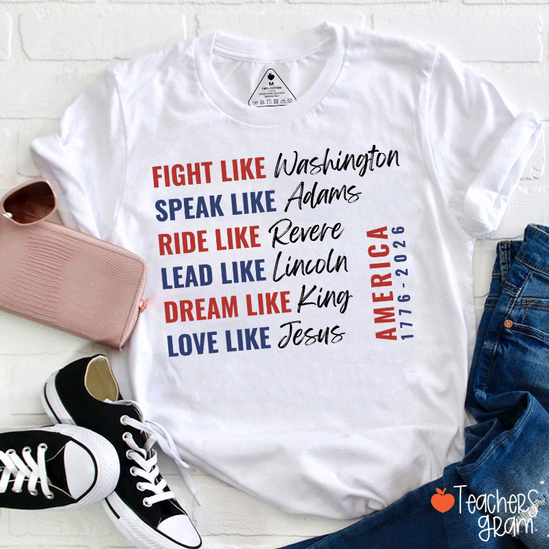 Fight Like Washington Teacher T-Shirt