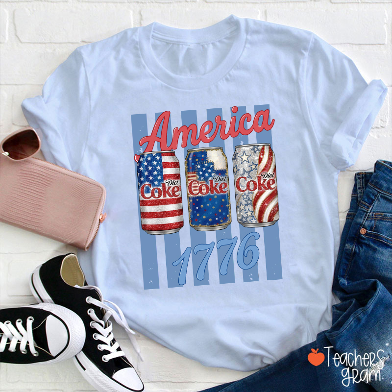 America 1776 Coke Teacher T-Shirt
