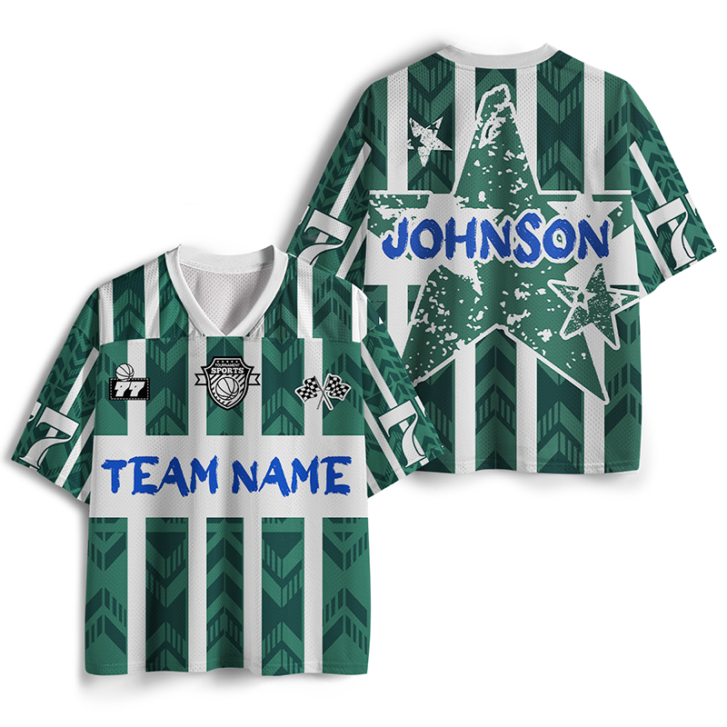 Personalized Team Name Stars Teacher Mesh Jersey