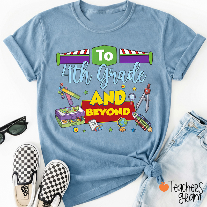 Personalized Grade Teacher Story Beyond Teacher T-Shirt