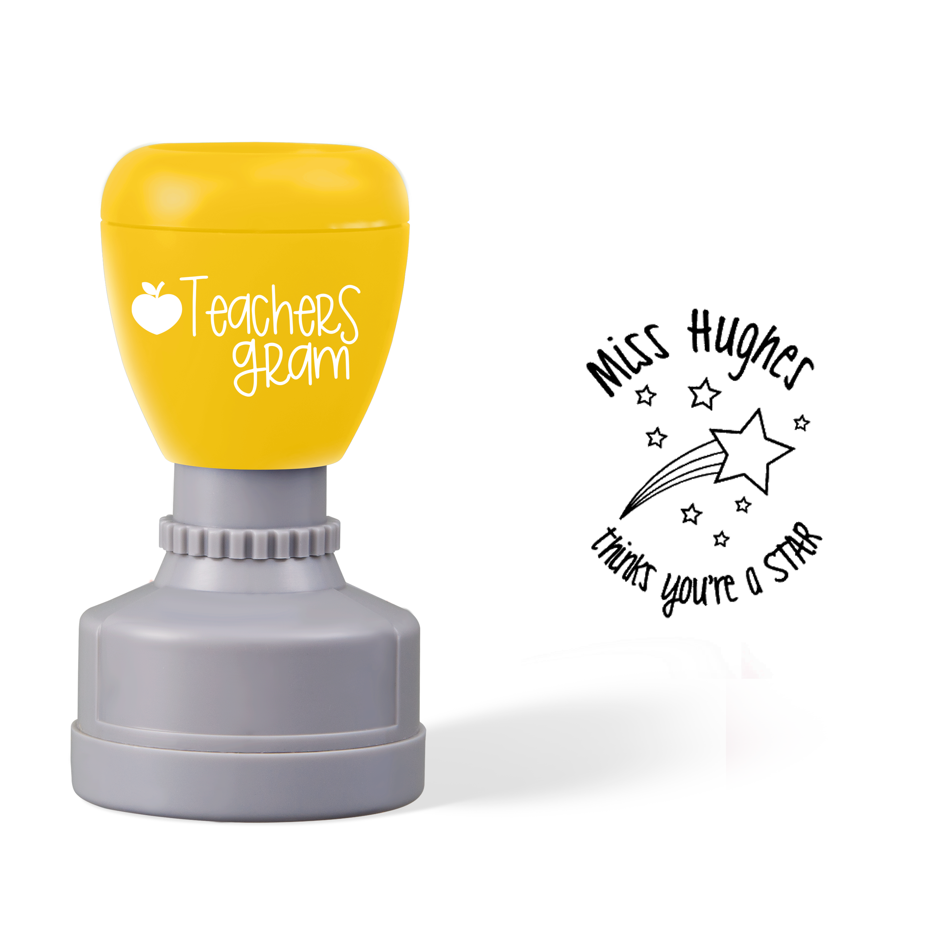 Personalized You're A Star Teacher Stamp