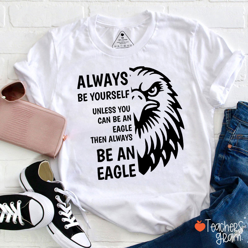 Personalized Mascot Silhouette Quote Teacher T-Shirt