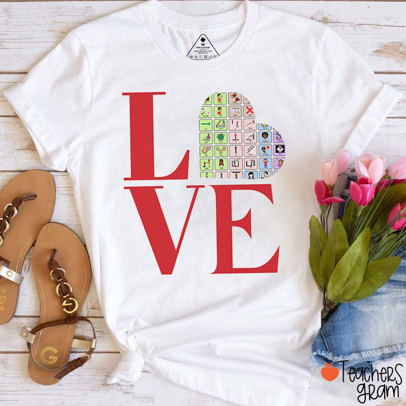 Love AAC Teacher T-Shirt