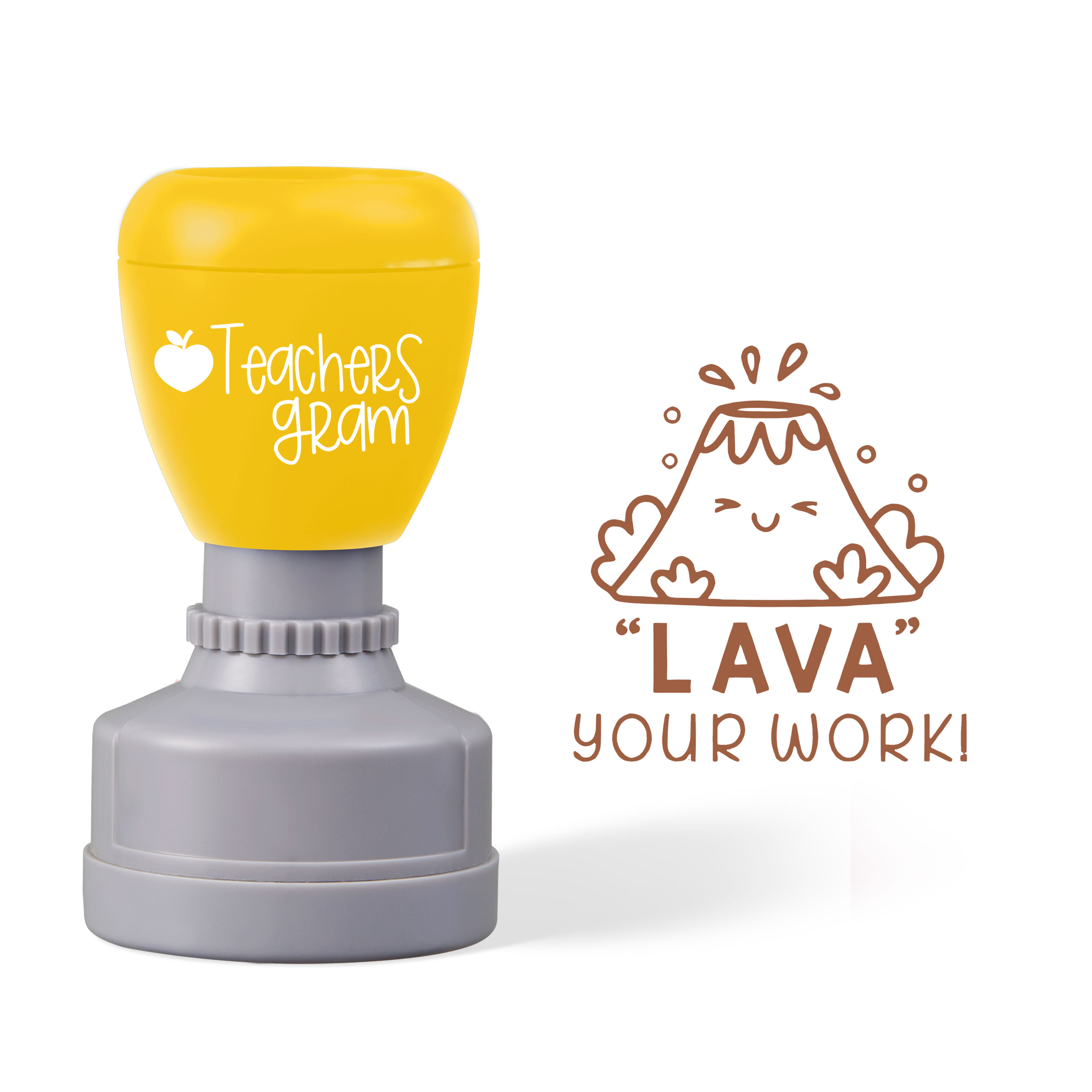 Lava Your Work Teacher Stamp