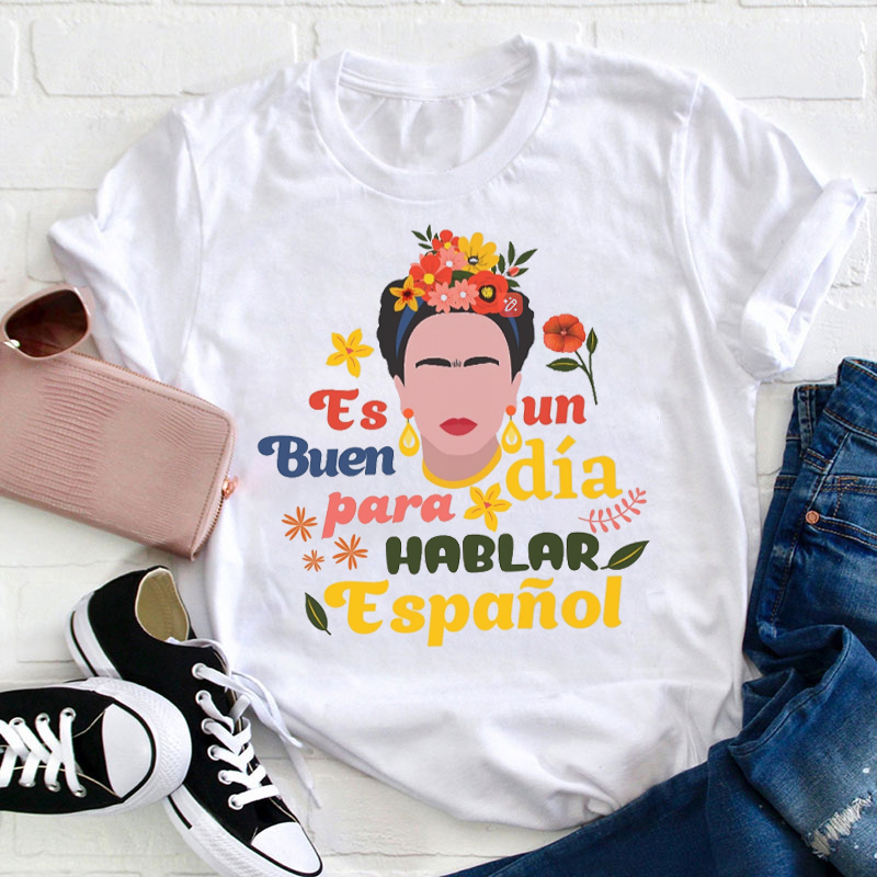 Frida Kahlo Spanish Teacher T-Shirt