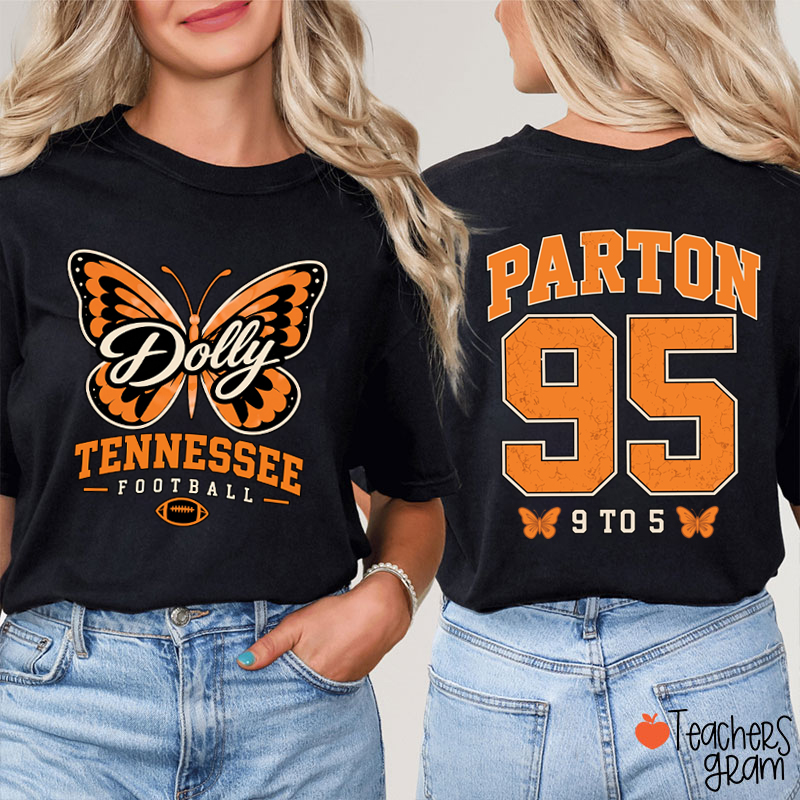  Football Volunteers Teacher Two Sided T-Shirt