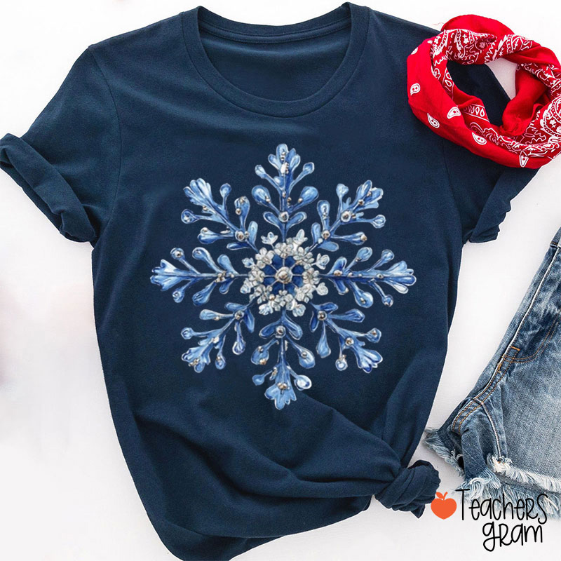 Beautiful Snowflake Teacher T-shirt
