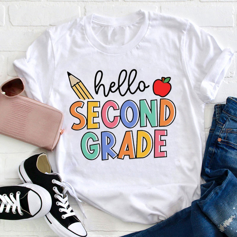 Personalized Back To School Hello Kiddo Teacher T-Shirt