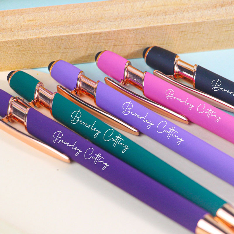 Personalized Luxurious Soft Touch Teacher Pens(30% Off Buy 10+, 50% Off Buy 30+)