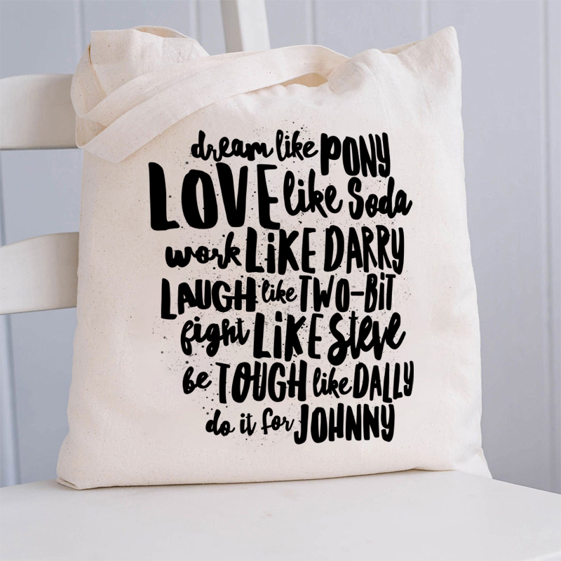 The Outsiders Character Names Teacher Tote Bag