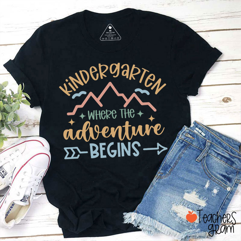 Personalized My Class Is Where The Adventure Begins Teacher T-Shirt