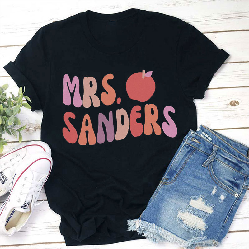 Personalized This Is Who I Am Teacher T-Shirt