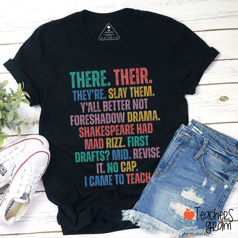 Funny English Grammar Teacher T-Shirt