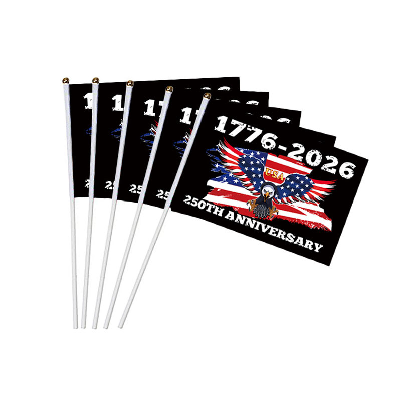 1776-2026 USA 250th Anniversary Teacher Handheld Flags