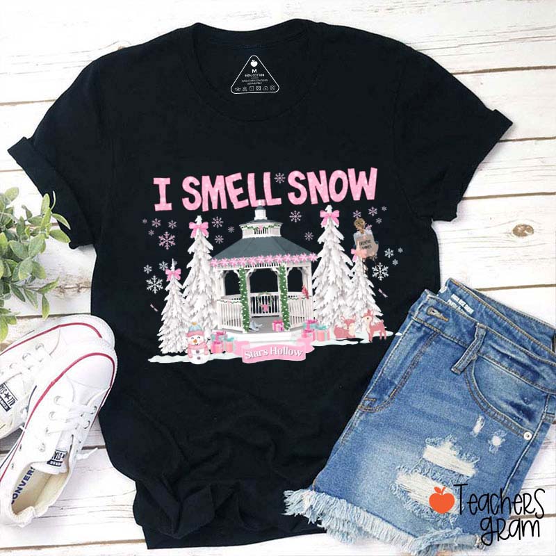 I Smell Snow Teacher T-Shirt