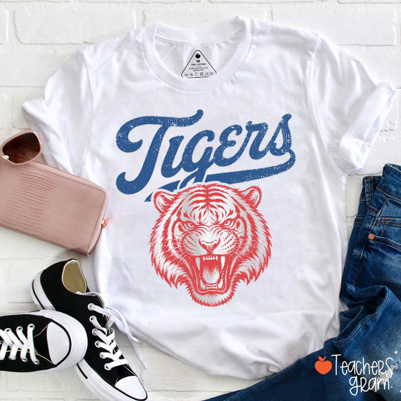 Personalized Mascot Team Name Teacher T-Shirt