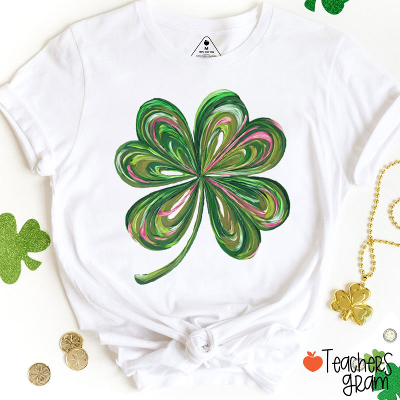 St. Patrick's Day Shamrock Teacher T-Shirt