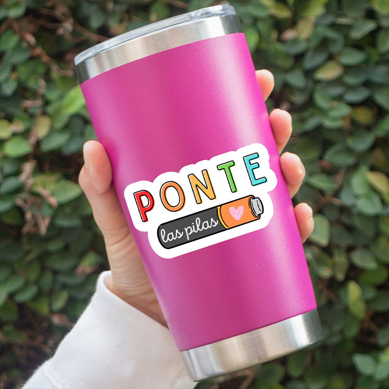 Ponte las Pilas Spanish Teacher Stickers