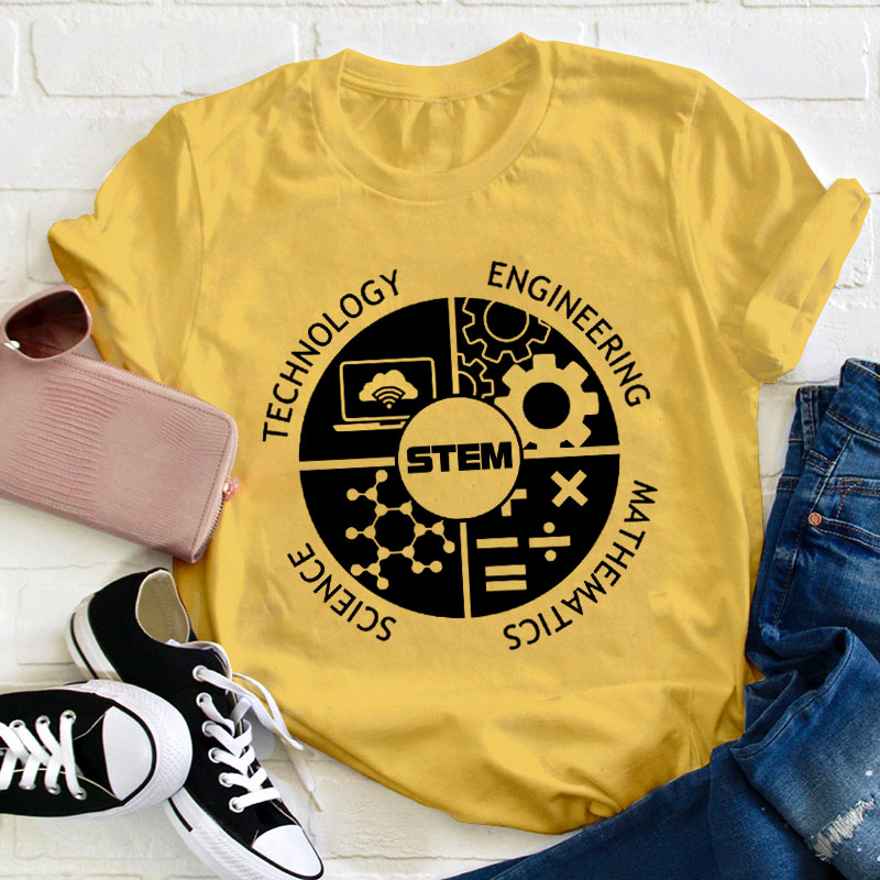 Technology Engineering Mathematics Science Team Teacher T-Shirt