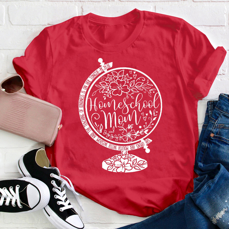 Teachergive | Homeschool Mom Teacher T-Shirt sale